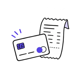 Line drawing for the Billing and payments topic